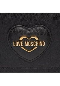 Love Moschino - LOVE MOSCHINO Torebka JC4260PP0IKL0000 Czarny. Kolor: czarny. Materiał: skórzane #5