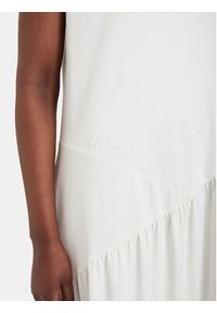 Liu Jo Sport Sukienka codzienna TA6237 J3855 Kremowy Relaxed Fit. Okazja: na co dzień. Kolor: kremowy. Materiał: bawełna. Typ sukienki: proste, sportowe. Styl: sportowy, casual #2