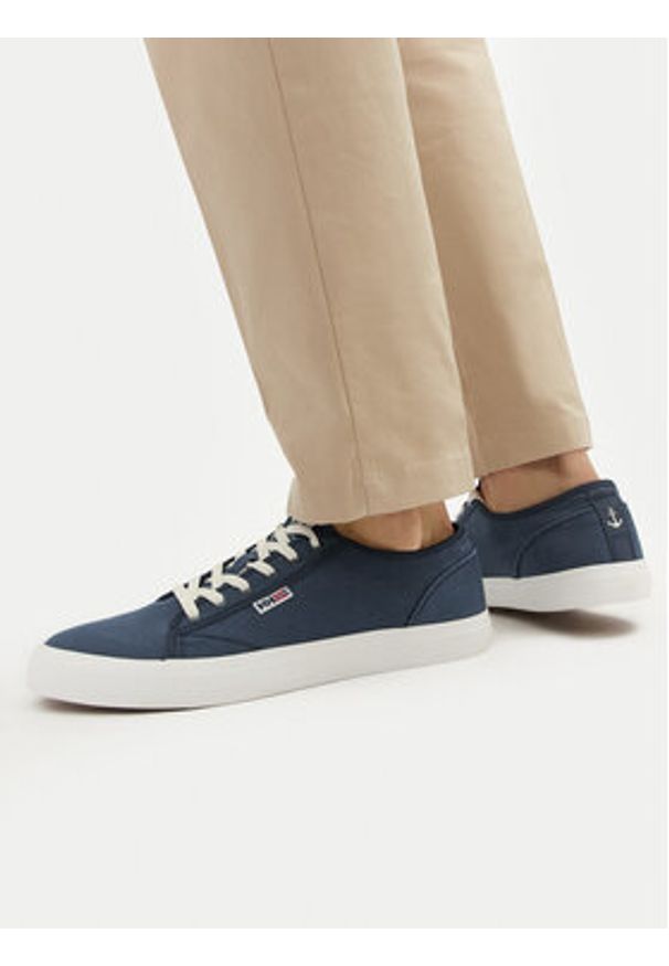 Helly Hansen Tenisówki Fjord Canvas 2 11916 Granatowy. Kolor: niebieski. Materiał: materiał
