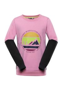 ALPINE PRO - Ciepła i trwała bluza dziecięca Alpine Pro Rondo 164-170. Kolor: wielokolorowy. Materiał: poliester