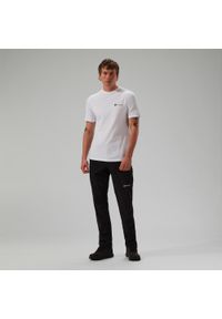 Koszulka z nadrukiem męska Berghaus Mtn Lineation SS Tee. Kolor: biały. Wzór: nadruk