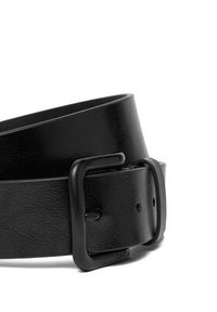 Calvin Klein Pasek Męski Round Buckle Tumbled 35 Mm LV04D7041G Czarny. Kolor: czarny. Materiał: skóra #2