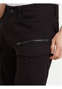 G-Star RAW - G-Star Raw Spodnie materiałowe Zip Cargo 3D D25665-D846 Czarny Tapered Fit. Kolor: czarny. Materiał: bawełna #2