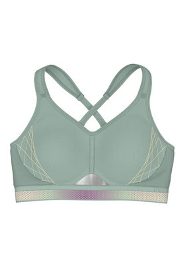 Triumph Biustonosz sportowy Triaction Cardio Flow 10205923 Zielony. Kolor: zielony. Materiał: syntetyk