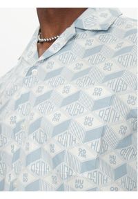 Hugo - HUGO Koszula Ellino 50539705 Błękitny Regular Fit. Kolor: niebieski. Materiał: bawełna #3