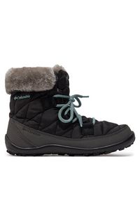 columbia - Columbia Śniegowce Youth Minx Shorty Omni-Heat Waterproof BY1334 Czarny. Kolor: czarny. Materiał: skóra