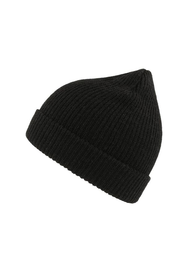 ATLANTIS - Czapka Mieszanka Wełny Woolly. Kolor: czarny. Materiał: wełna. Sezon: zima