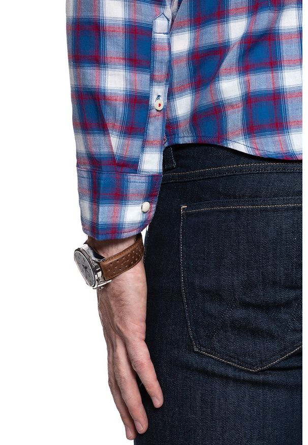 Lee - KOSZULA LEE WESTERN SHIRT LIMOGES L643GIFE 112115355. Materiał: materiał. Wzór: kratka