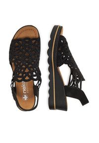 Rieker Sandały CEO-67465-00 Czarny. Kolor: czarny. Materiał: materiał #4