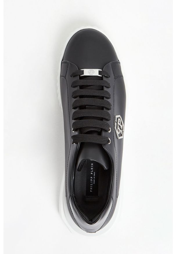 Philipp Plein - Sneakersy męskie skórzane PHILIPP PLEIN. Materiał: skóra