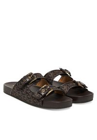 MICHAEL Michael Kors Klapki Byers 40T5BYFS1D Brązowy. Kolor: brązowy. Materiał: materiał #5