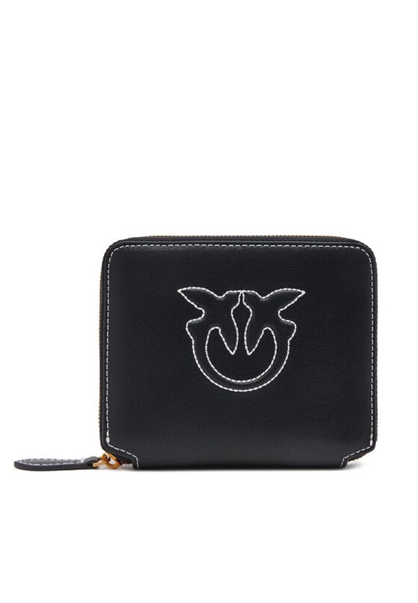 Pinko - PINKO Duży Portfel Damski Taylor Zip Around PE 25 PCPL 100249 A2AN Czarny. Kolor: czarny. Materiał: skóra
