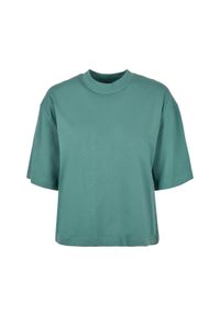 Urban Classics - Organiczna Koszulka Oversize Dla Kobiet. Kolor: niebieski