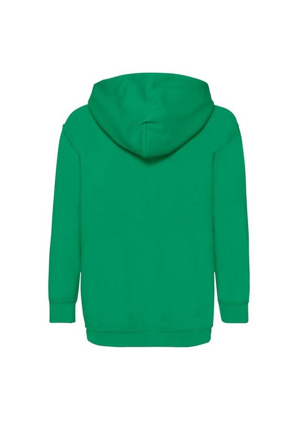 FRUIT OF THE LOOM - Bluza Z Kapturem Dla Dzieci. Typ kołnierza: kaptur. Kolor: zielony