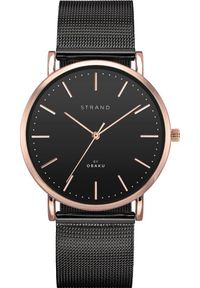 Zegarek Strand Zegarek męski Strand S702GXVBMB czarny. Kolor: czarny #1