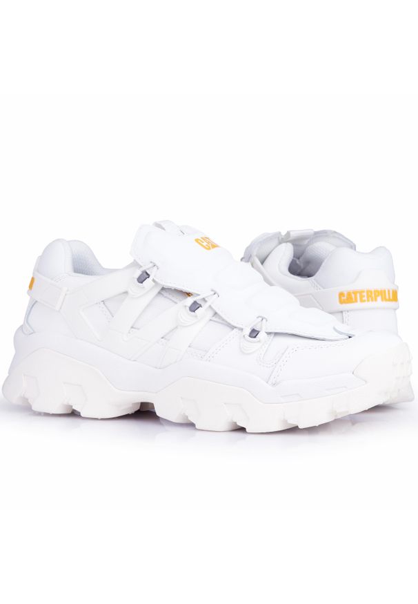 CATerpillar - Buty sportowe do chodzenia Cat ALPHA SHOES. Kolor: biały. Sport: turystyka piesza