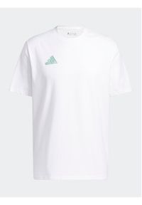 Adidas - adidas T-Shirt Worldwide Hoops City Basketball Graphic T-Shirt IC1872 Biały Loose Fit. Kolor: biały. Materiał: bawełna. Sport: koszykówka #4
