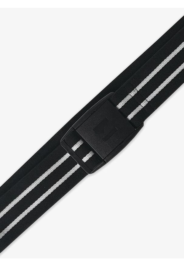 MONS ROYALE - Pasek Mons Royale Mons Belt 3 cm - black/white. Kolor: czarny. Sport: turystyka piesza