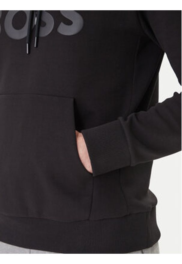 BOSS Bluza Soody 50555515 Czarny Regular Fit. Kolor: czarny. Materiał: bawełna