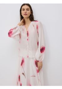 Reserved - Wzorzysta bluzka - wielobarwny. Materiał: tkanina #1