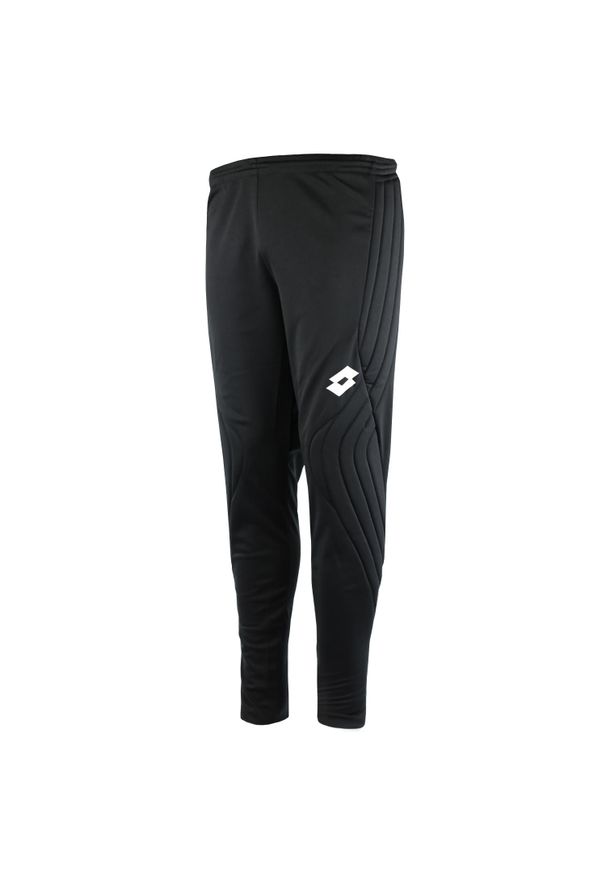 LOTTO - Spodnie bramkarskie do piłki nożnej dla dorosłych Lotto Elite GK. Kolor: czarny