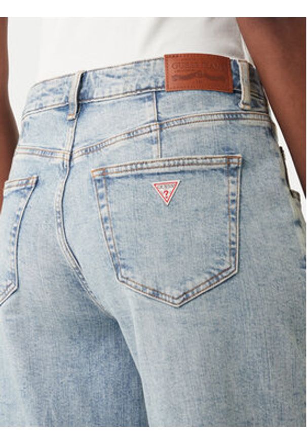 Guess Jeans Jeansy W5BA3O D0027 Niebieski Boyfriend Fit. Kolor: niebieski