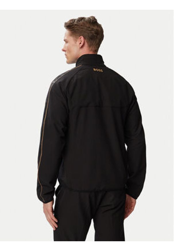 BOSS Bluza The Open 50565194 Czarny Regular Fit. Kolor: czarny. Materiał: bawełna