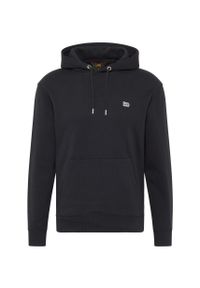 Lee - LEE PLAIN HOODIE MĘSKA BLUZA Z KAPTUREM BLACK L80YRF01. Typ kołnierza: kaptur #3
