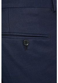Premium by Jack&Jones - Spodnie. Kolor: niebieski. Materiał: wełna, materiał, elastan, tkanina, poliester. Wzór: gładki #4
