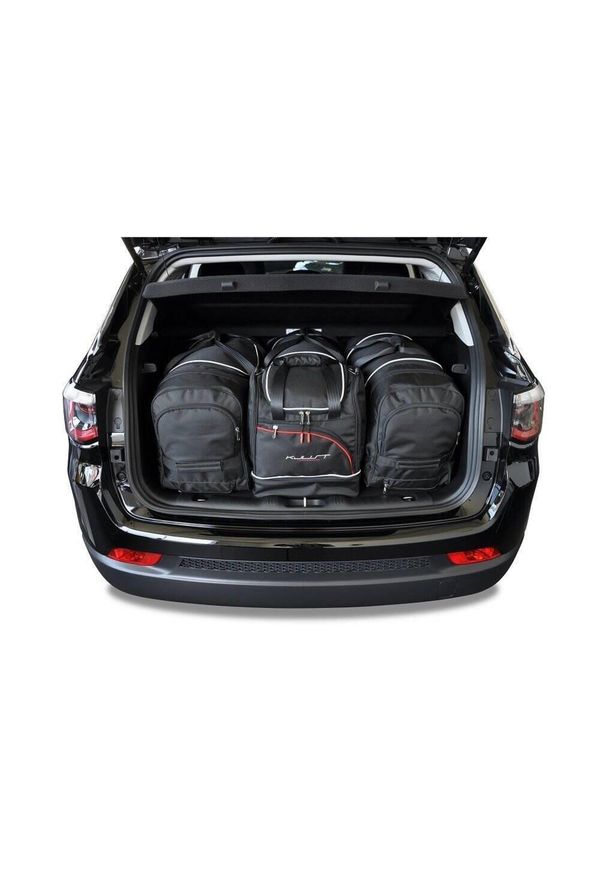 KJUST - Torby Do Bagażnika Jeep Compass 2017+ 4Szt Kjust. Kolor: czarny. Styl: sportowy