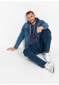 bonprix - Bluza z kapturem. Typ kołnierza: kaptur. Kolor: niebieski #2