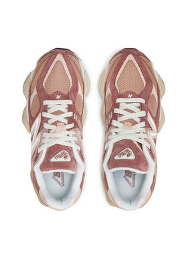 New Balance Sneakersy 9060 V1 U9060EEH Beżowy. Kolor: beżowy. Materiał: zamsz, skóra