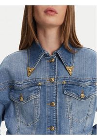 Versace Jeans Couture Kurtka jeansowa 78HAS450 Niebieski Relaxed Fit. Kolor: niebieski. Materiał: bawełna #4