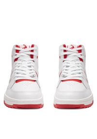 Shaq - SHAQ Buty do koszykówki BREAKER MID AQ95013M-WR Biały. Kolor: biały. Materiał: skóra. Sport: koszykówka #4
