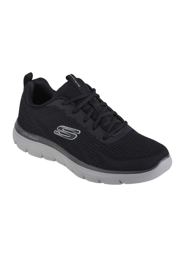 skechers - Buty sportowe Sneakersy męskie, Summits-Torre. Kolor: biały, czarny, wielokolorowy. Sport: turystyka piesza