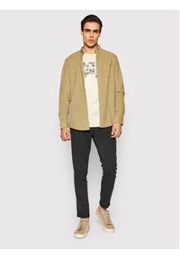 Jack & Jones - Jack&Jones Chinosy Marco 12193553 Szary Slim Fit. Kolor: szary. Materiał: syntetyk