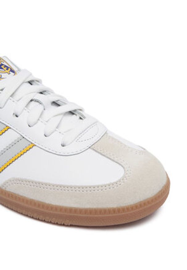 Adidas - adidas Sneakersy Samba Real Madrid JQ4038 Biały. Kolor: biały. Materiał: skóra