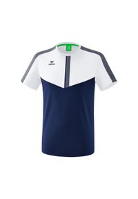 ERIMA - Koszulka dziecięca Erima Squad. Kolor: biały, wielokolorowy, niebieski. Sport: fitness