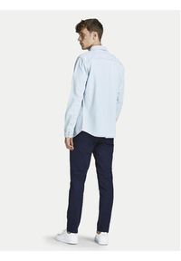 Jack & Jones - Jack&Jones Chinosy Marco 12174309 Granatowy Slim Fit. Kolor: niebieski. Materiał: bawełna #3