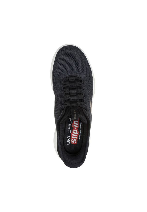 skechers - Buty do chodzenia męskie Skechers 232466OFWT. Kolor: wielokolorowy, czarny, szary. Materiał: materiał, syntetyk, tkanina. Szerokość cholewki: normalna. Sport: turystyka piesza