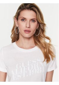 Guess T-Shirt Aurelia W3RI26 JA914 Biały Regular Fit. Kolor: biały. Materiał: bawełna #4