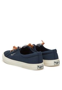Pepe Jeans Tenisówki Kenton Block W PLS31590 Granatowy. Kolor: niebieski. Materiał: materiał