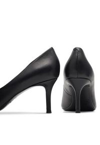 Gino Rossi - GINO ROSSI Czółenka V255-03 Czarny. Kolor: czarny. Materiał: skóra. Obcas: na szpilce #5