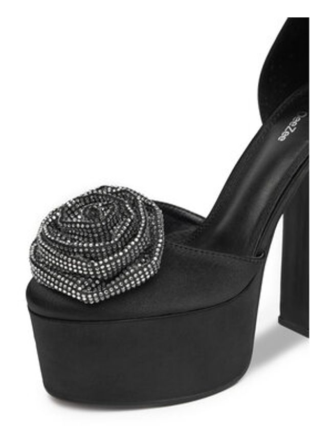 DeeZee Czółenka PXH1631310 Czarny. Kolor: czarny. Materiał: materiał