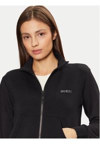 Guess Bluza V5RQ17 KCOB2 Czarny Regular Fit. Kolor: czarny. Materiał: syntetyk