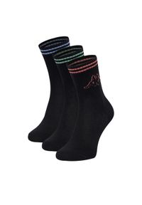 Kappa Skarpety długie CEO_KR_KAPPA_DZ006_W_AW25 Czarny. Kolor: czarny. Materiał: bawełna #1