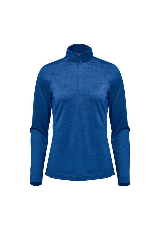 STORMTECH - Damski Sweter Milano Quarter Zip Pullover. Kolor: wielokolorowy, niebieski, szary