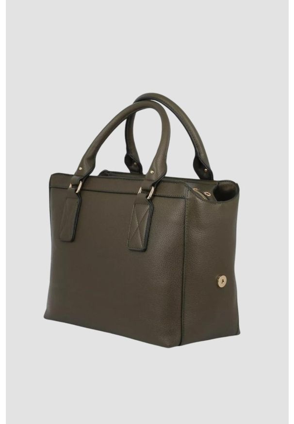 Valentino by Mario Valentino - VALENTINO Zielona duża torebka Megeve. Kolor: zielony. Rozmiar: duże