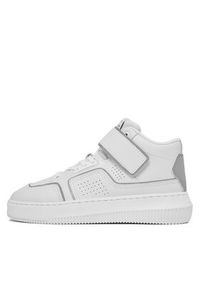 Calvin Klein Jeans Sneakersy Chunky Cupsole Laceup Mid M YW0YW00811 Biały. Kolor: biały. Materiał: skóra #5