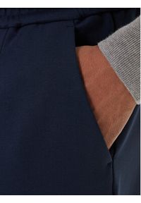 Calvin Klein Chinosy LV04LE613G Granatowy Slim Fit. Kolor: niebieski. Materiał: wiskoza #3
